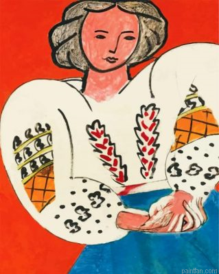 Woman By Henri Matisse Paint By Number.png