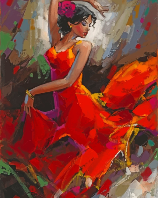 Woman Dancing Paint By Numbers.png