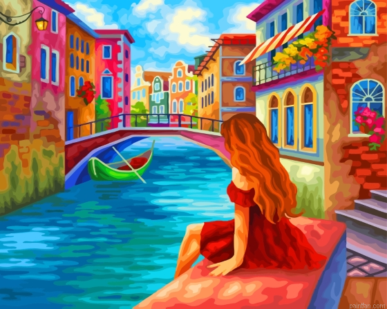 Woman Enjoying Summer Paint By Numbers.png