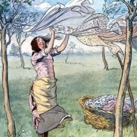 Woman Hanging Her Laundry Paint By Numbers.png