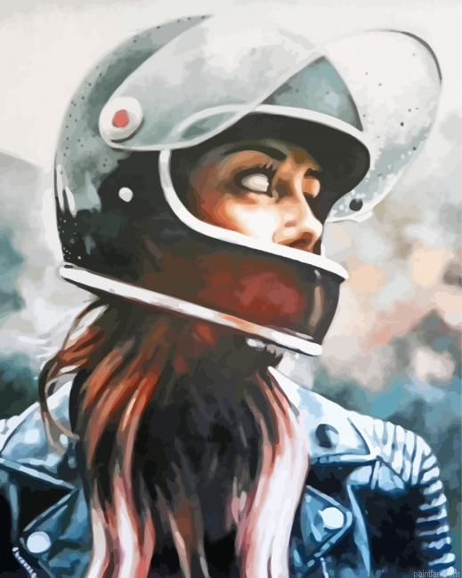 Woman Helmet Paint By Numbers.png