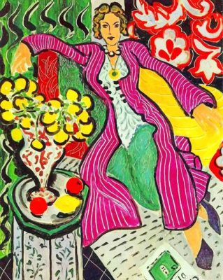 Woman In A Purple Coat Paint By Number.png