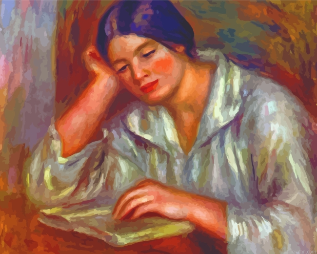 Woman In White Paint By Number.png