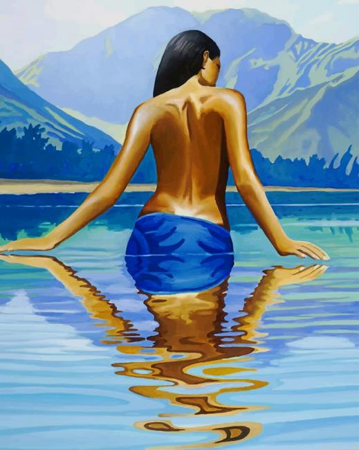 Woman Inside Water New Paint By Numbers.png