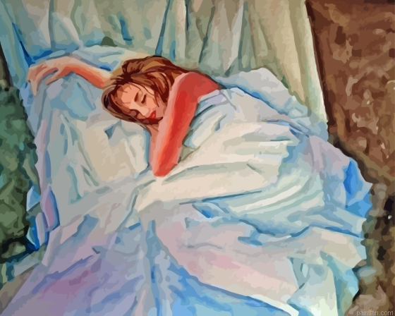 Woman On Bed Paint By Numbers.png