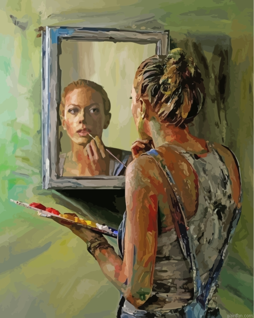 Woman Painting Paint By Numbers.png