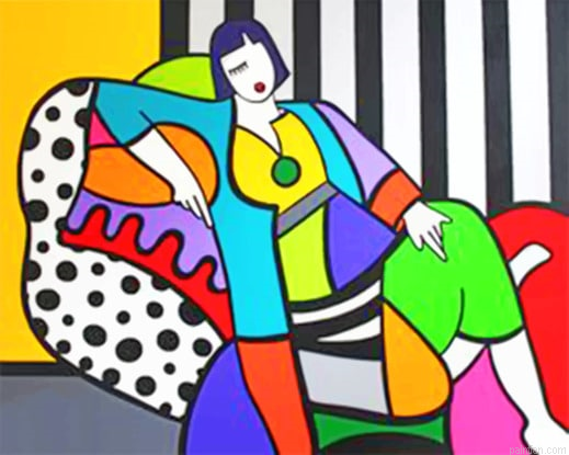 Woman Pop Art Paint By Numbers.png