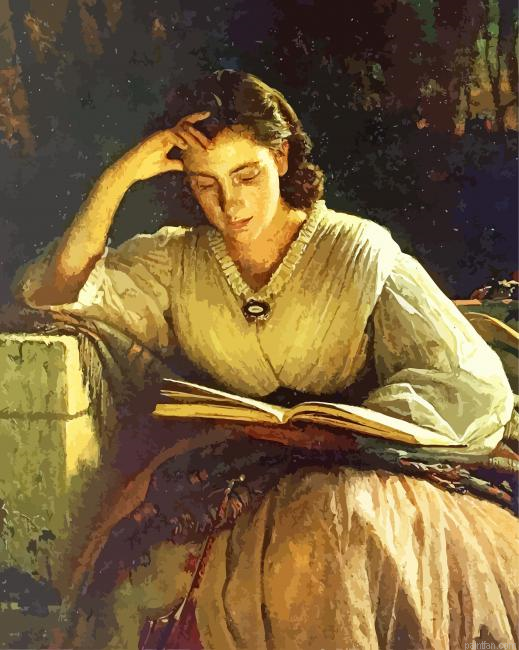Woman Reading Paint By Number.png