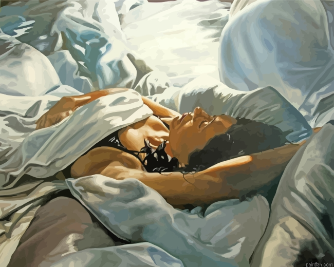 Woman Sleeping Paint By Numbers.png