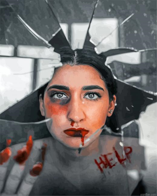 Woman Violence Paint By Number.png