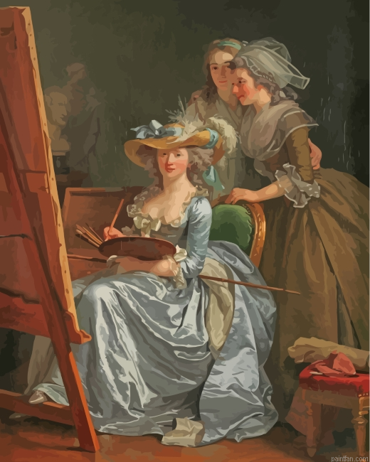 Women By Madame Le Brun Paint By Number.png