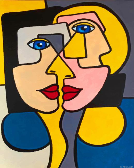Women Faces Cubist Paint By Numbers.png