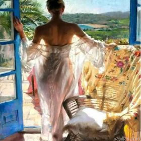 Women At A Window Paint By Numbers.png