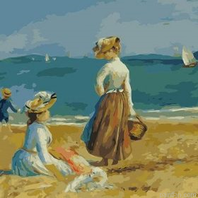 Women On The Beach Paint By Numbers.png