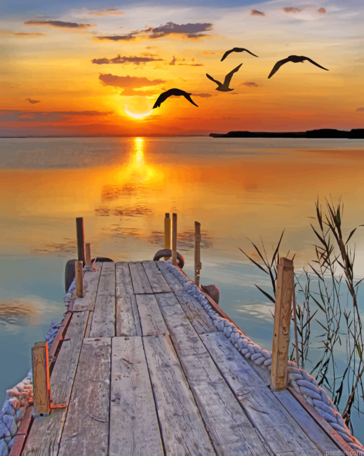 Wooden Bridge Beach Paint By Numbers.png