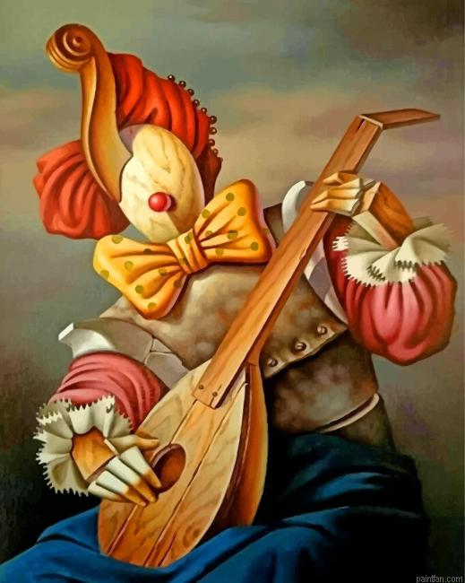 Wooden Clown Paint By Number.png
