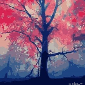 Woods In The Fog Paint By Numbers.png
