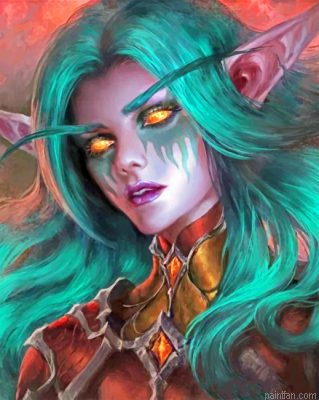 World Of Warcraft Night Elf Paint By Number.png