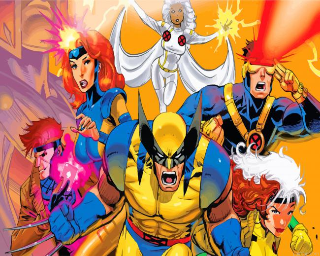 X Men The Animated Series Paint By Numbers.png