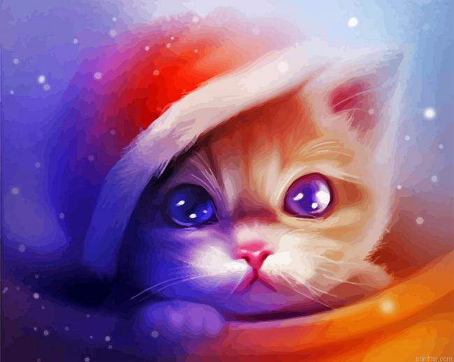 Xmas Cat Paint By Numbers.png