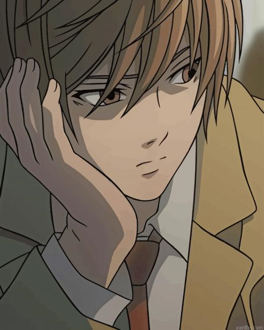Yagami Light Paint By Number.png
