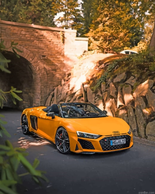 Yellow Audi Paint By Numbers.png
