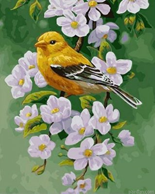 Yellow Bird Paint By Numbers.png
