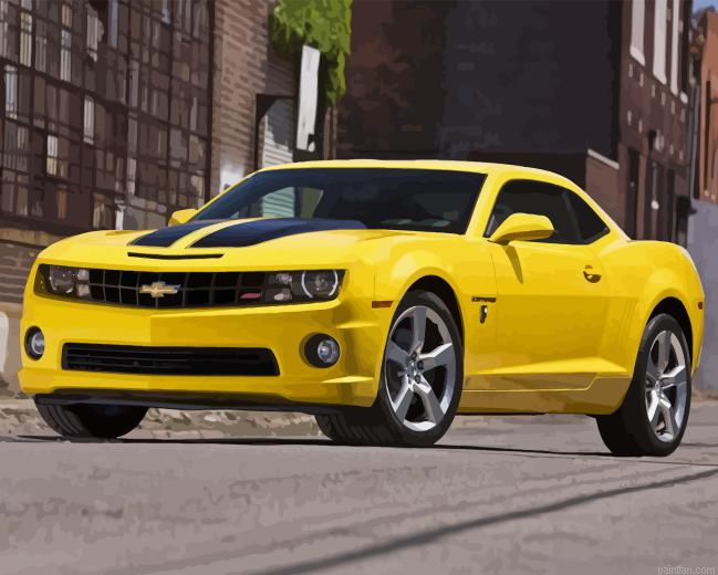 Yellow Camaro Paint By Numbers.png