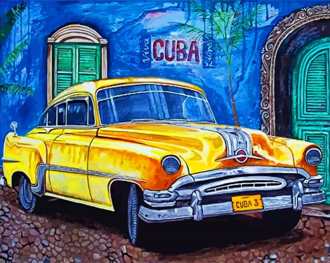 Yellow Car Paint By Number.png
