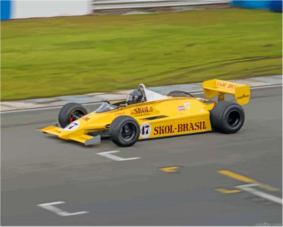 Yellow F1 Car Paint By Numbers.png