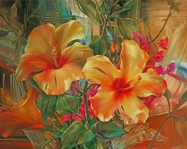 Yellow Flowers Paint By Number.png
