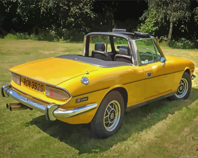 Yellow Triumph Stag Paint By Number.png