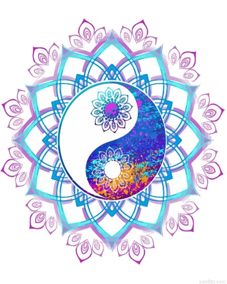 Yin Yang Lotus Paint By Numbers.png