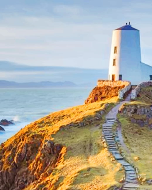 Ynys Llanddwyn Lighthouse New Paint By Numbers.png