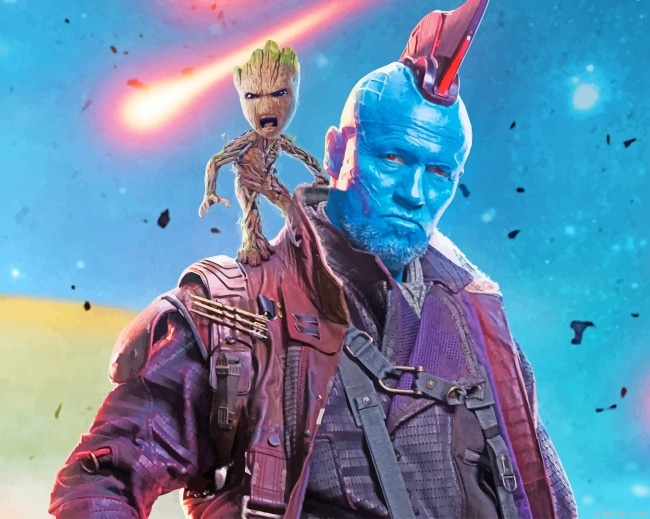 Yondu And Groot New Paint By Numbers.png