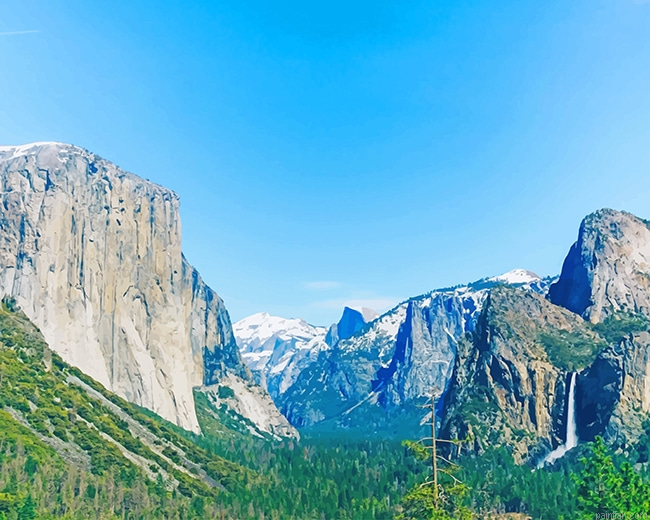 Yosemite California Mountains New Paint By Numbers.png