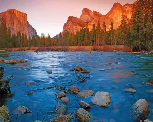 Yosemite National Park Paint By Number.png