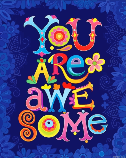 You Are Awesome Paint By Number.png