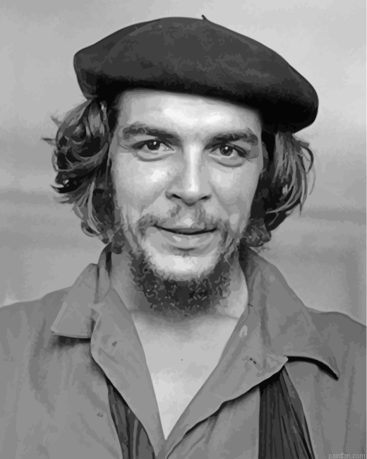 Young Che Guevara Paint By Number.png
