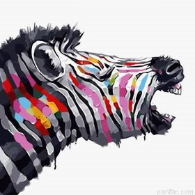 Zebra Art Paint By Numbers.png