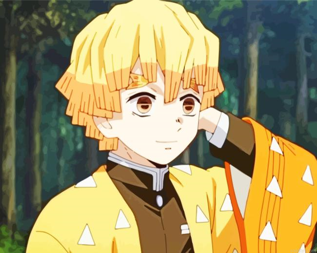 Zenitsu Agatsuma Paint By Numbers.png