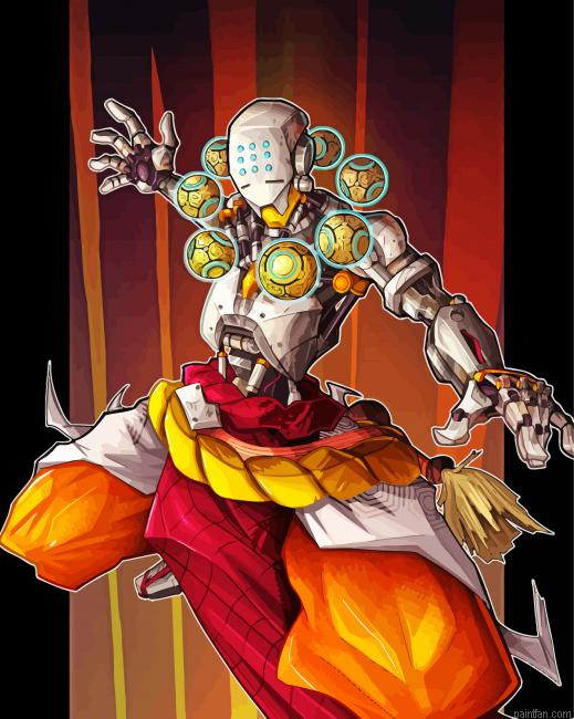 Zenyatta Overwatch Paint By Numbers.png