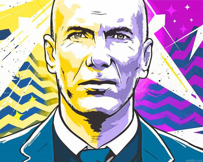 Zinedine Zidane Paint By Numbers.png