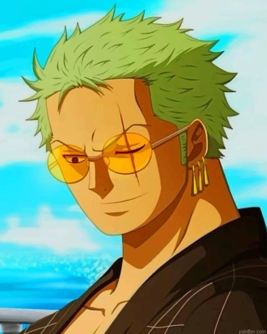 Zoro One Piece New Paint By Numbers.png