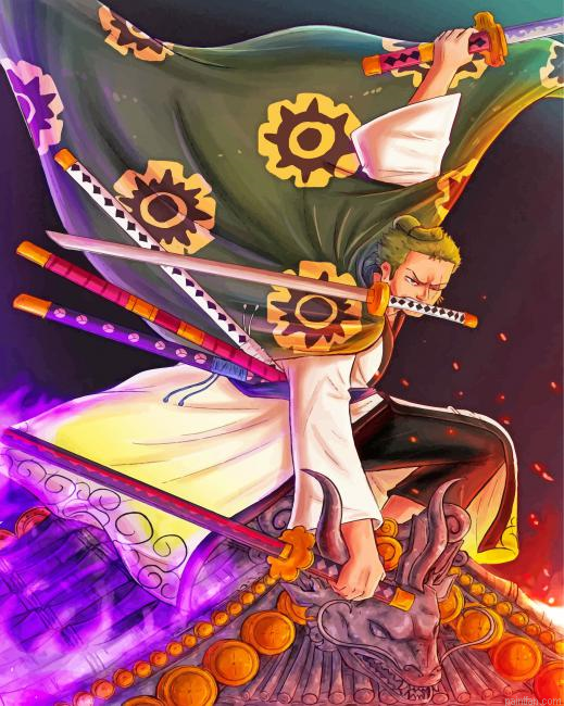 Zoro Roronoa Paint By Number.png