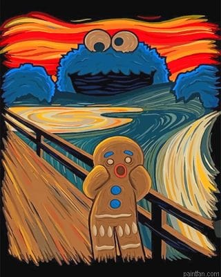 Gingerbread Man Cookie Monster New Paint By Numbers.png